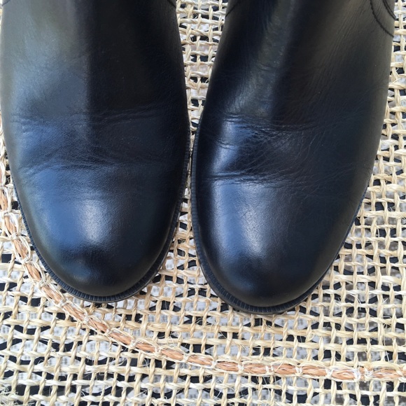 Ellen Tracy Flex Black Leather boots - Picture 6 of 8